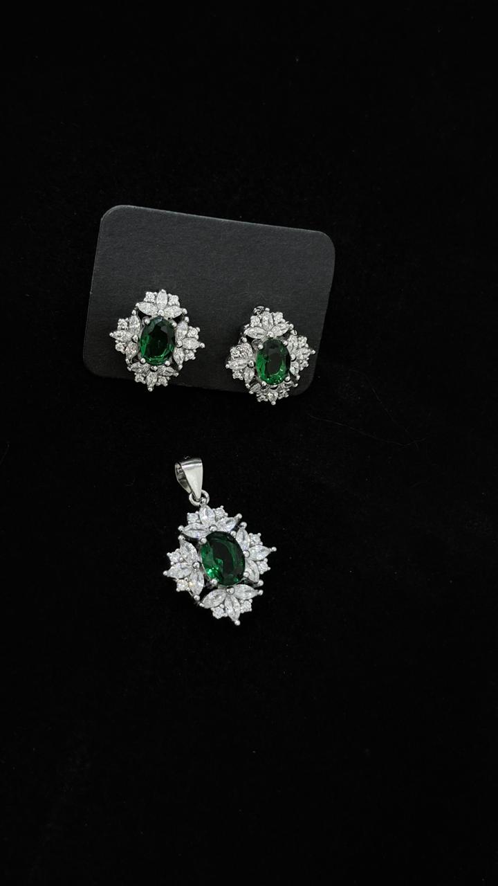 PURE SILVER PENDENT SET PS003