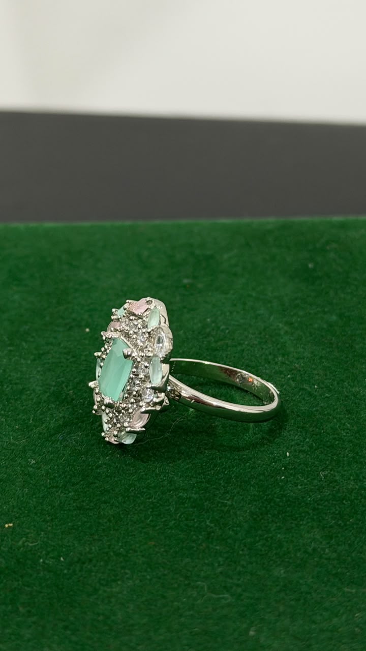 PURE SILVER WOMEN'S RING WR0028