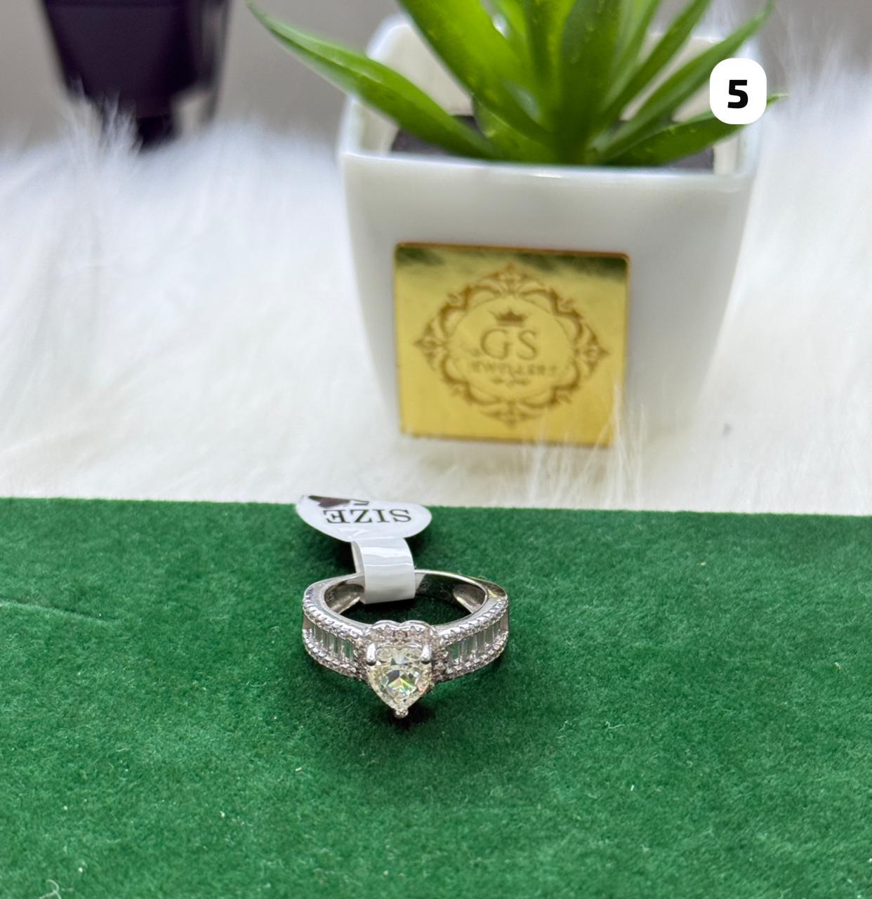 PURE SILVER WOMEN'S RING WR0075