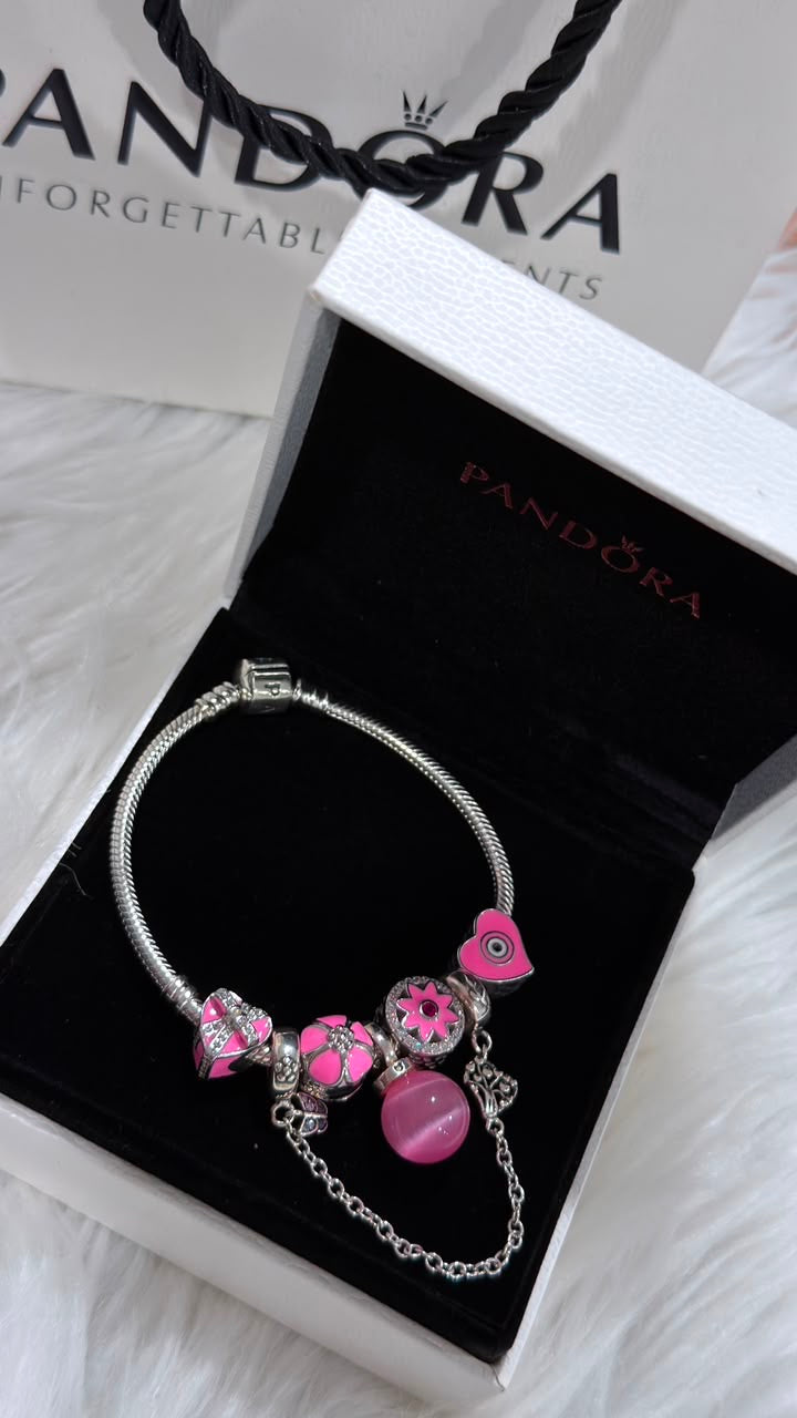 PURE SILVER PANDORA STYLE BRACELET PSB004