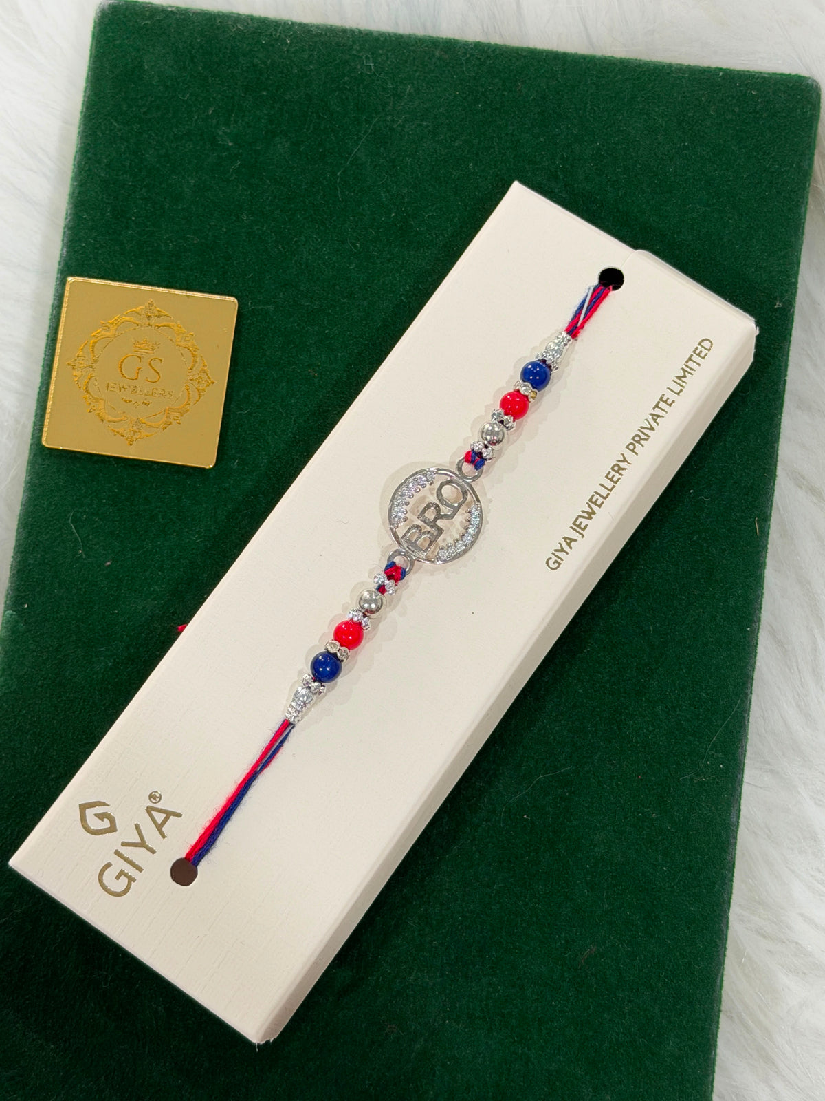 Pure Silver Thread Rakhi