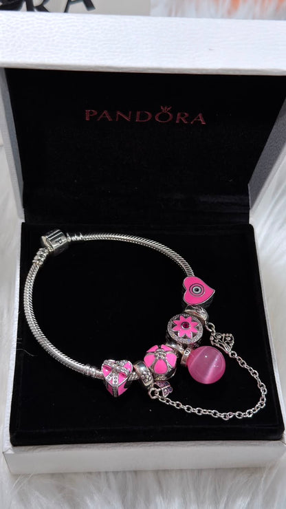 PURE SILVER PANDORA STYLE BRACELET PSB004