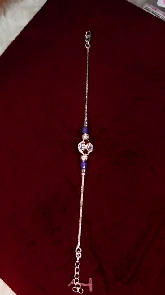 Pure silver chain style Rakhi
CR007