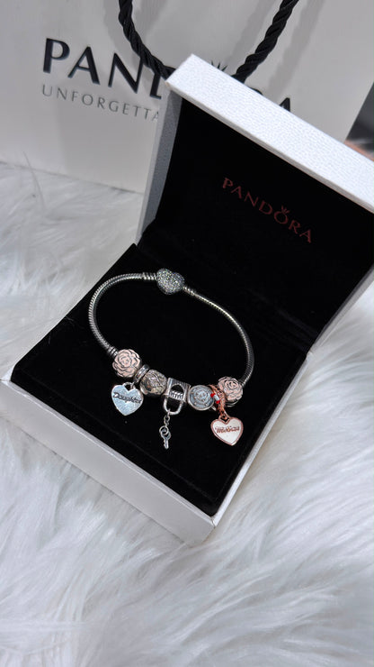 PURE SILVER PANDORA STYLE BRACELET PSB008