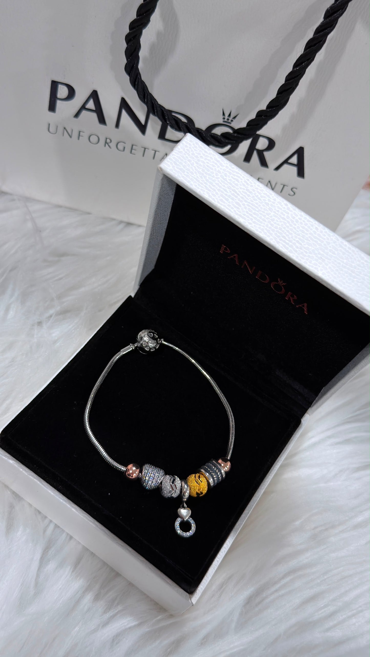 PURE SILVER PANDORA STYLE BRACELET PSB002