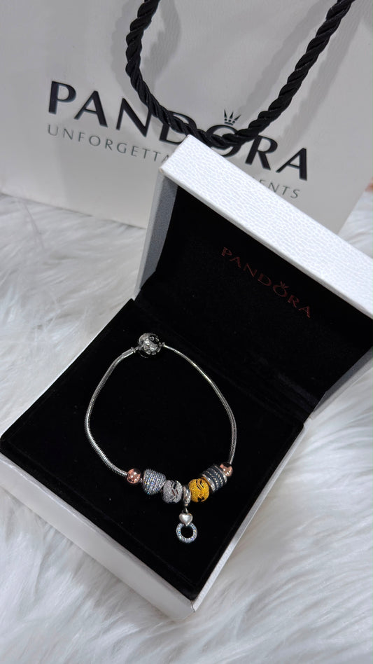 PURE SILVER PANDORA STYLE BRACELET PSB002