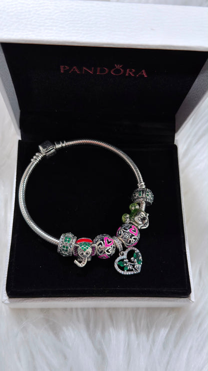 PURE SILVER PANDORA STYLE BRACELET PSB0010
