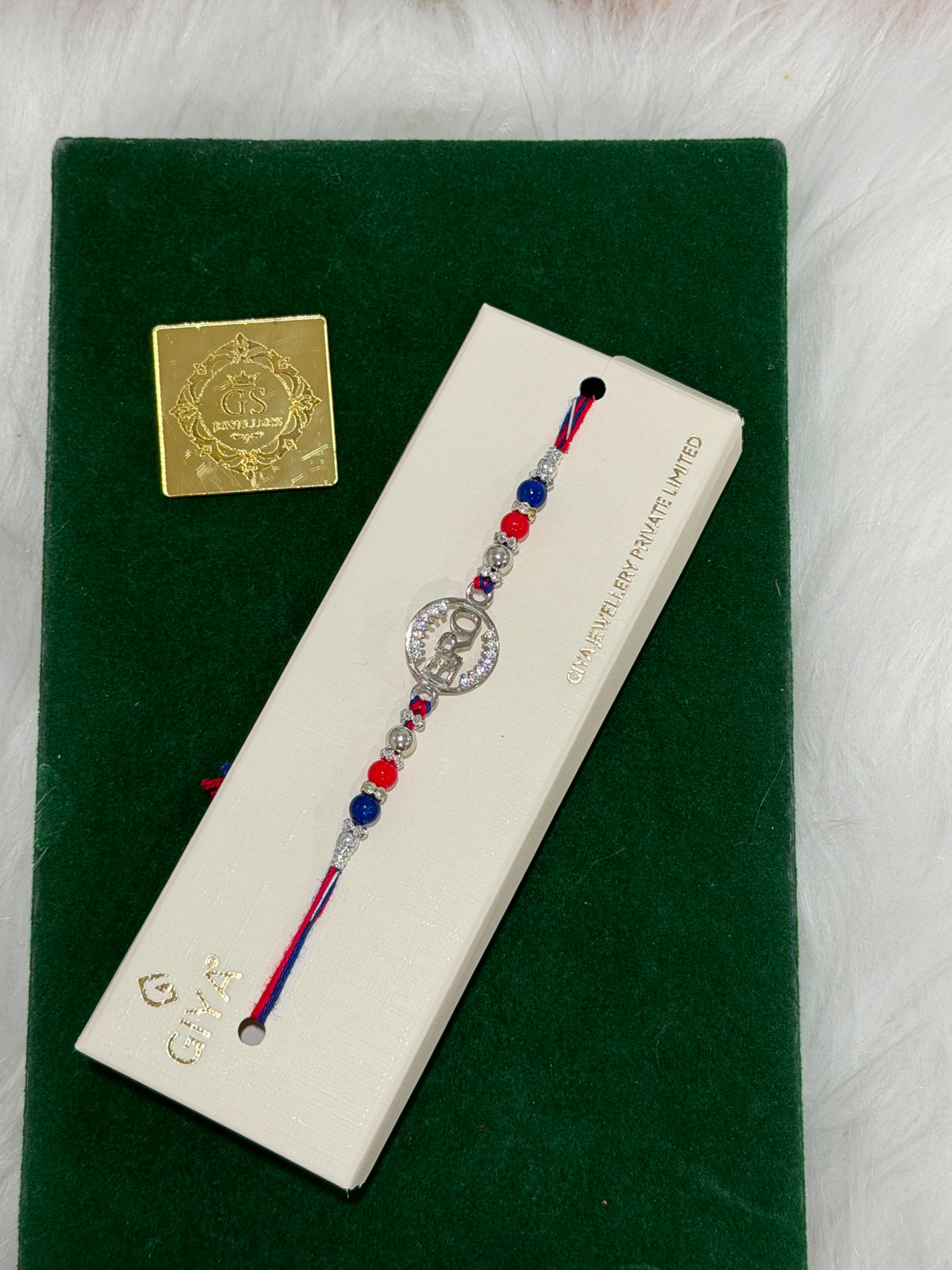 Pure silver Thread Rakhi BRO TR001