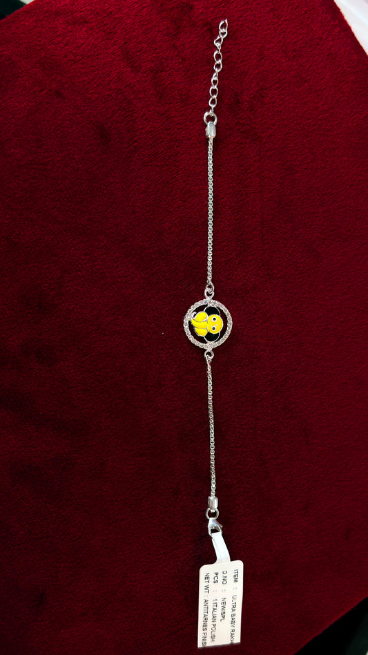 Pure Silver kids Rakhi KR003