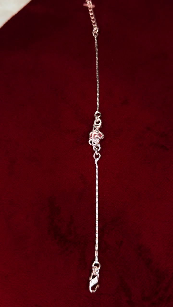 Pure silver chain style Rakhi
CR009
