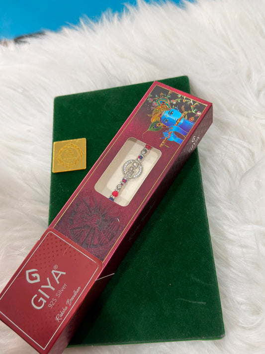Pure silver Thread Rakhi BRO TR001