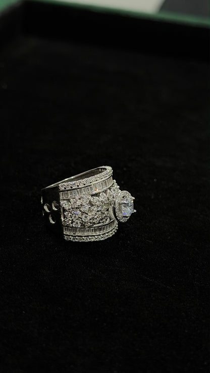 Pure Silver Women Ring WR0089
