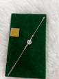 Pure silver chain style Rakhi Cr002 
