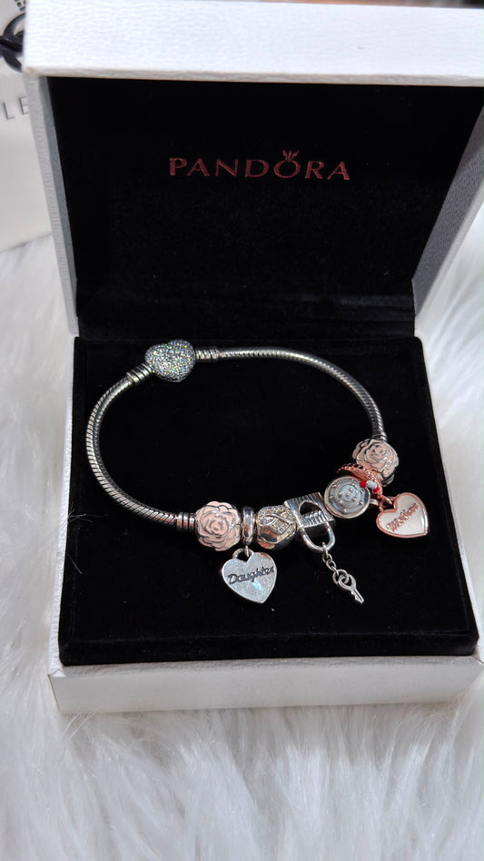 PURE SILVER PANDORA STYLE BRACELET PSB008