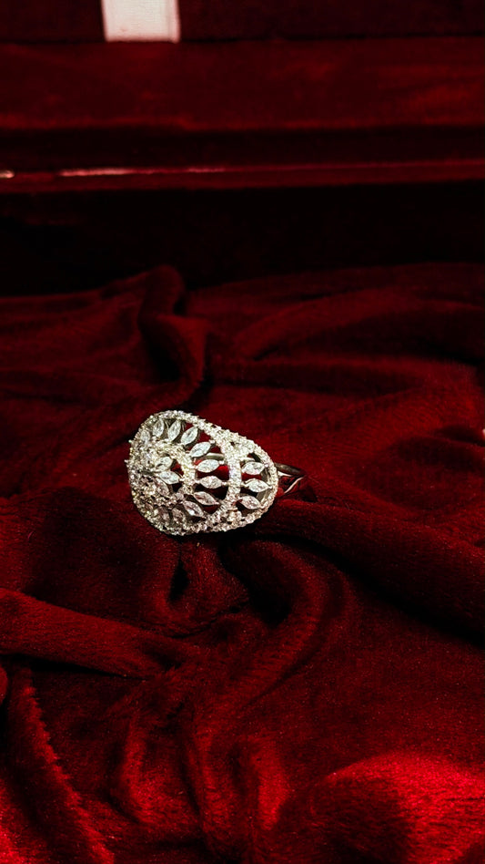 Pure Silver Women Ring WR0086