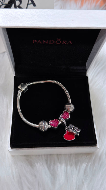 PURE SILVER PANDORA STYLE BRACELET PSB009