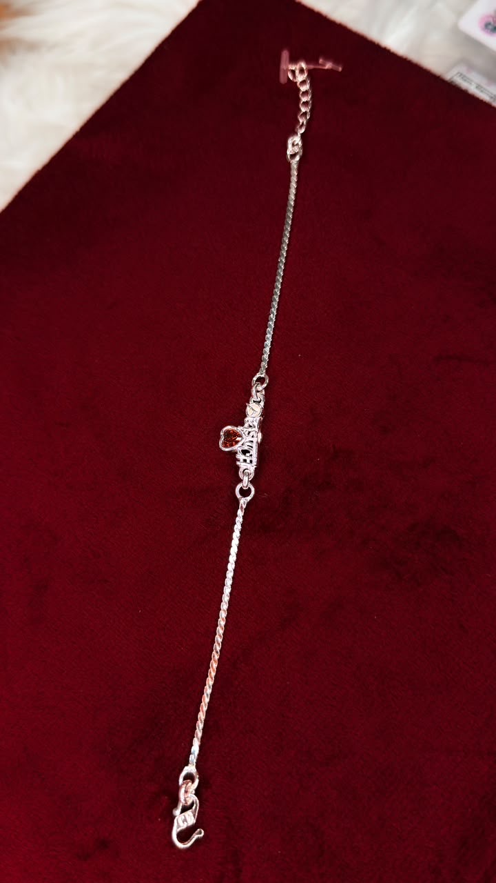 Pure silver chain style Rakhi
CR005