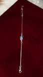 Pure silver chain style Rakhi CR004