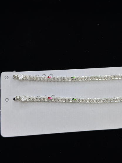 PURE SILVER KIDS ANKLETS KA0016