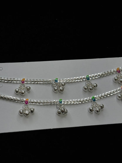PURE SILVER KIDS ANKLETS KA0017