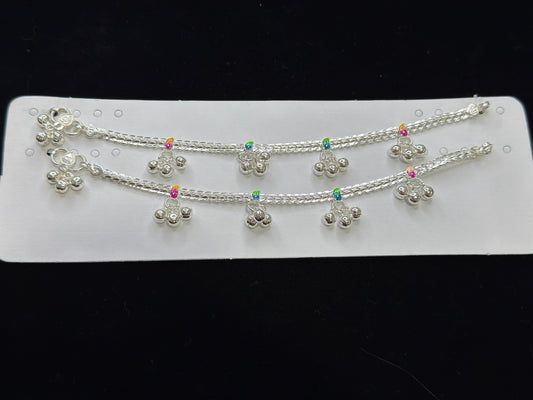 PURE SILVER KIDS ANKLETS KA0017