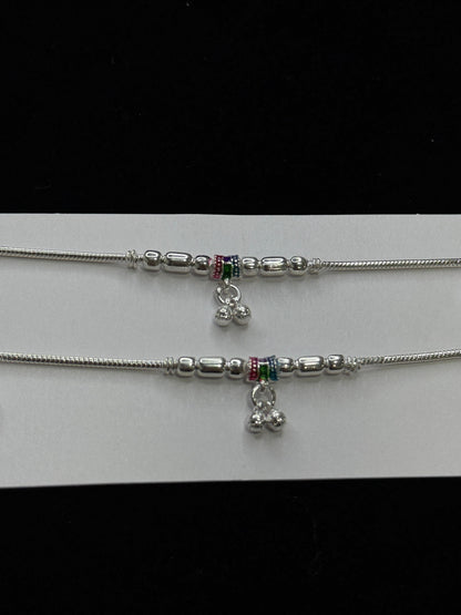 PURE SILVER KIDS ANKLETS KA0010
