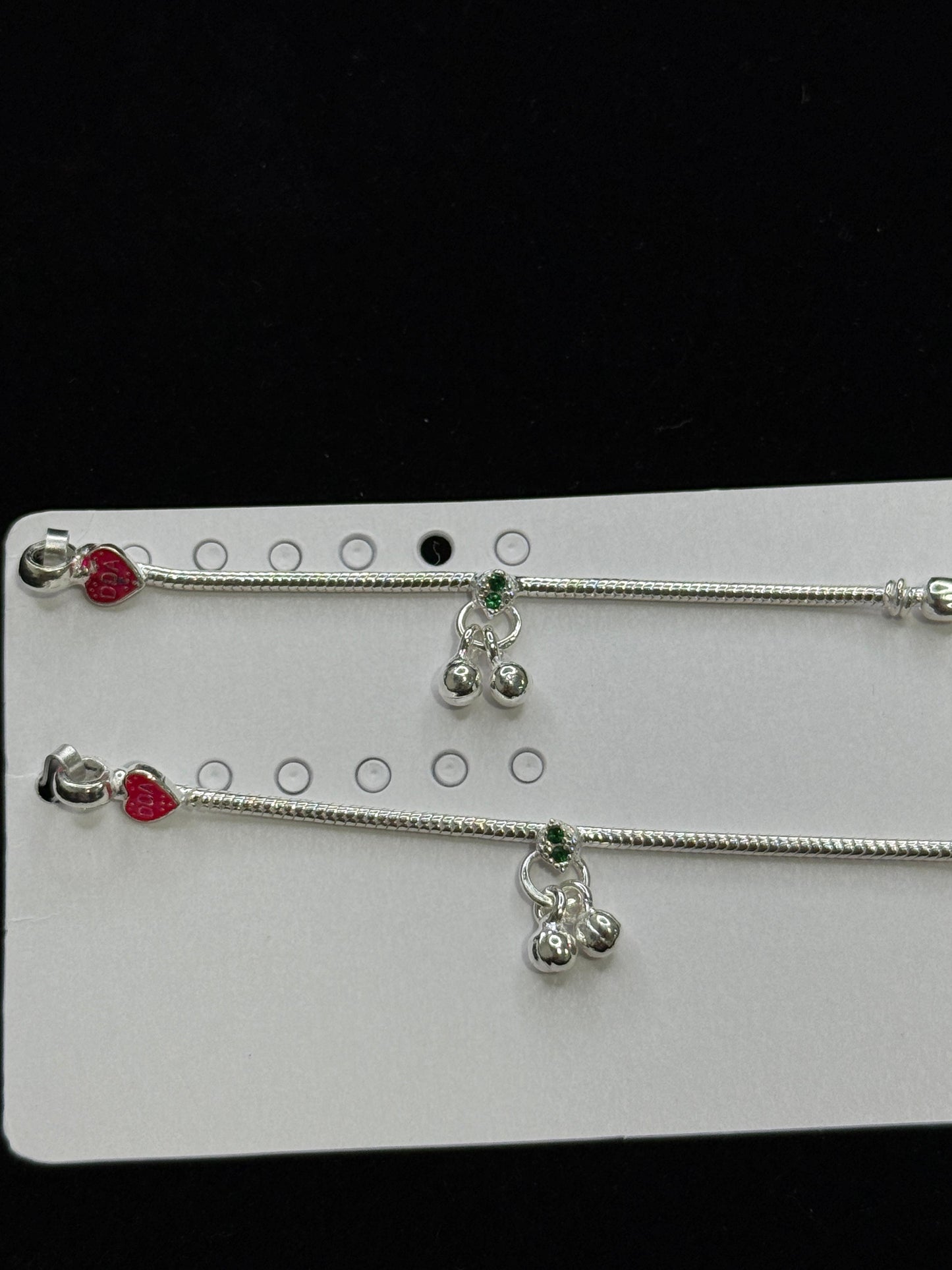 PURE SILVER KIDS ANKLETS KA0010