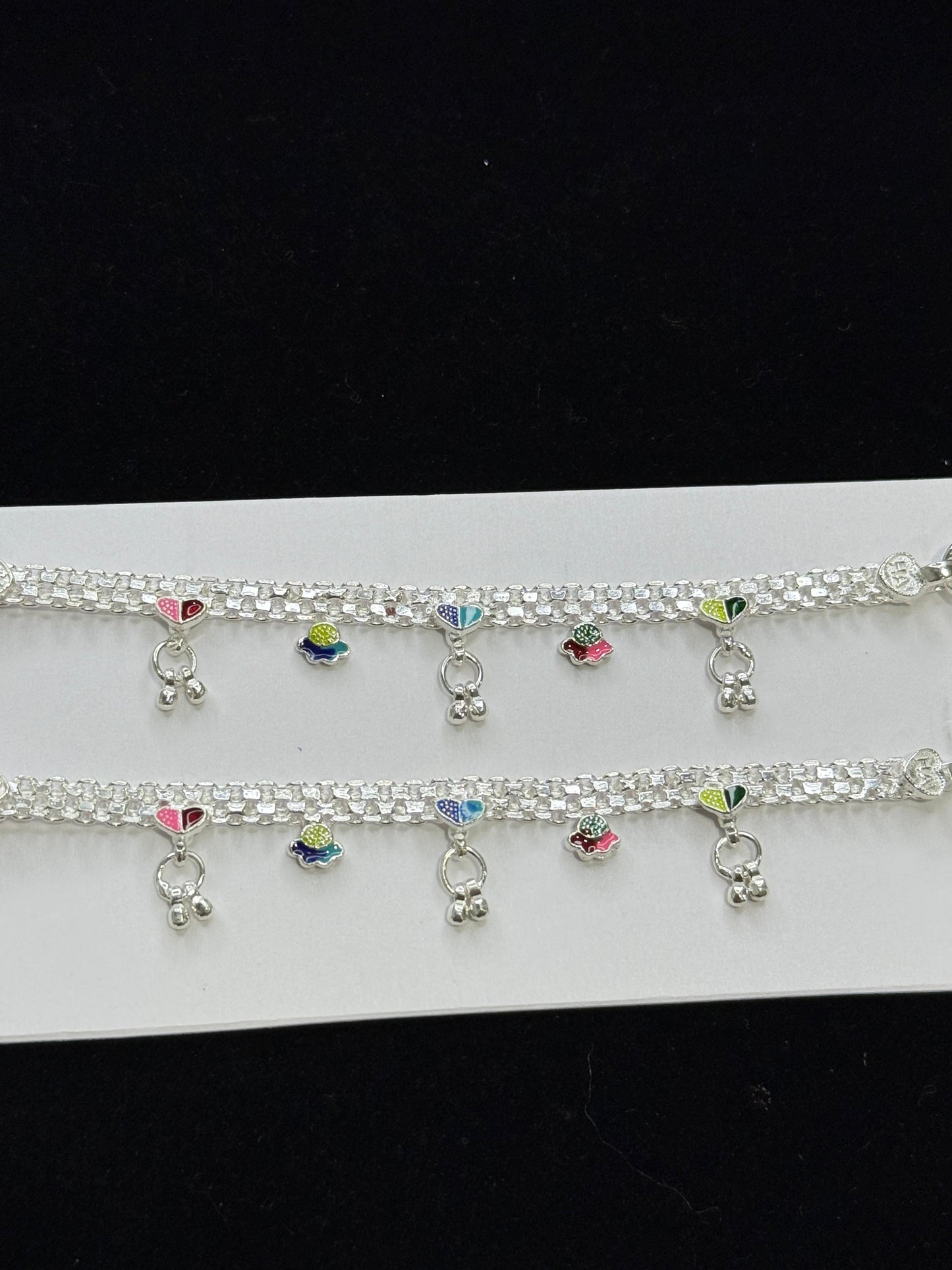 PURE SILVER KIDS ANKLETS KA0013