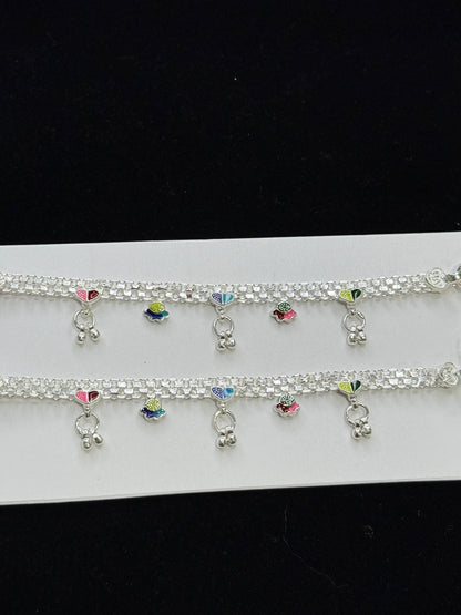 PURE SILVER KIDS ANKLETS KA0013