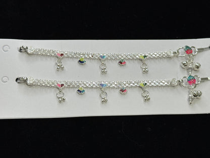 PURE SILVER KIDS ANKLETS KA0013