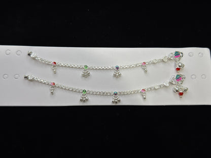 PURE SILVER KIDS ANKLETS KA0012
