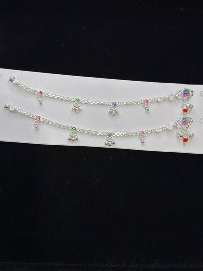 PURE SILVER KIDS ANKLETS KA0012