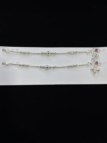 PURE SILVER KIDS ANKLETS KA0011