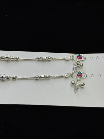 PURE SILVER KIDS ANKLETS KA0011