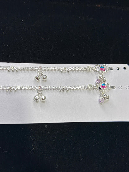 PURE SILVER KIDS ANKLETS KA008