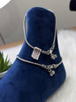 PURE SILVER ANTIQUE ANKLETS SJ0015
