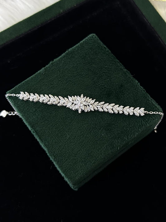 REAL SILVER ZIRCON  WOMEN BRACELET WB0047