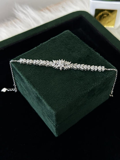 REAL SILVER ZIRCON  WOMEN BRACELET WB0047