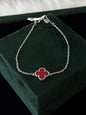 REAL SILVER VC RED WOMEN BRACELET WB0046