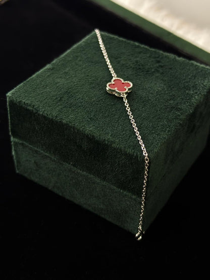REAL SILVER VC RED WOMEN BRACELET WB0046