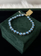 REAL SILVER EVIL EYE WOMENS BRACELET WB0058