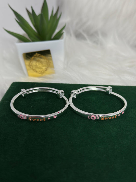 PURE SILVER BABIES KANGAN BK0033