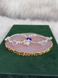 PURE SILVER ADJUSTABLE FLOWER KANGANS FOR BABIES BK0020