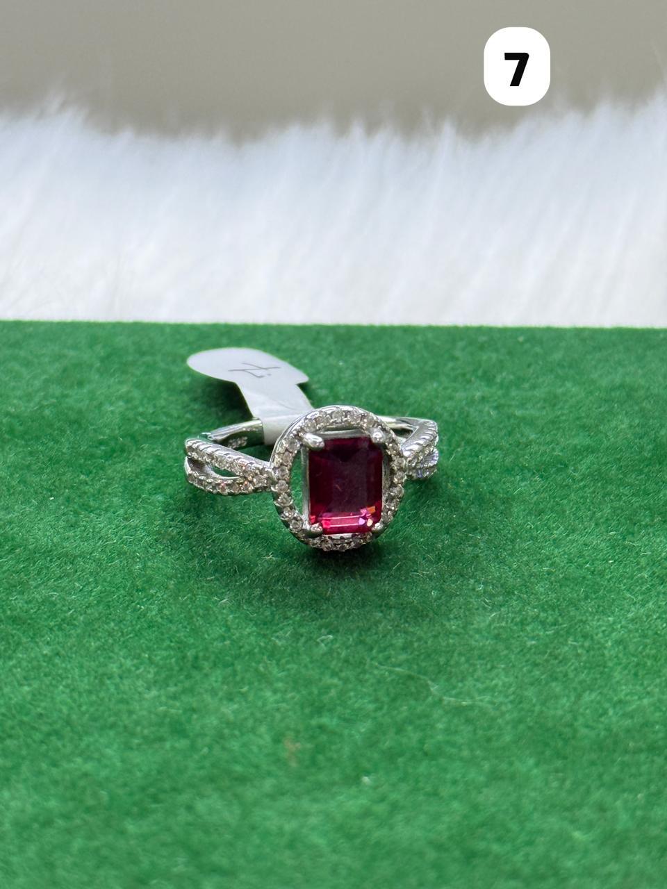 PURE SILVER WOMEN'S RING WR0020