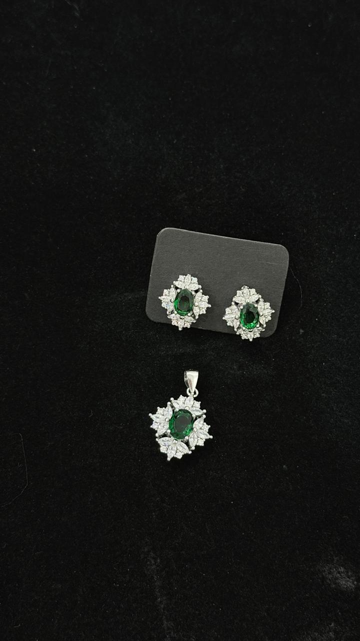 PURE SILVER PENDENT SET PS003