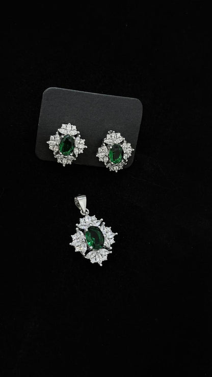 PURE SILVER PENDENT SET PS003