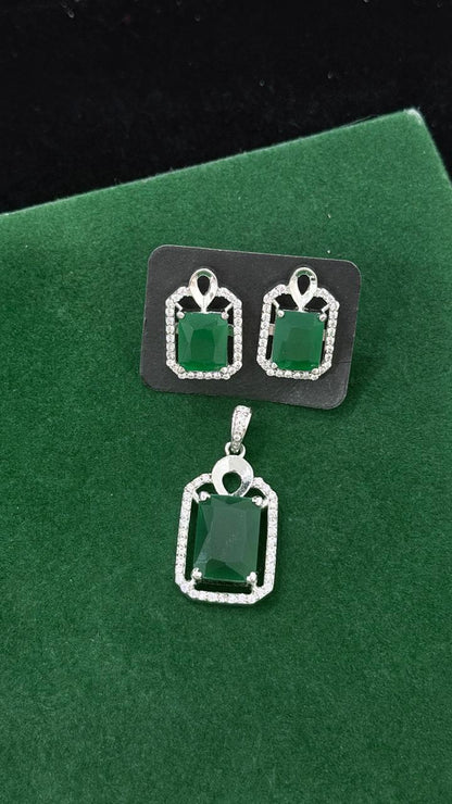 PURE SILVER PENDENT SET PS002