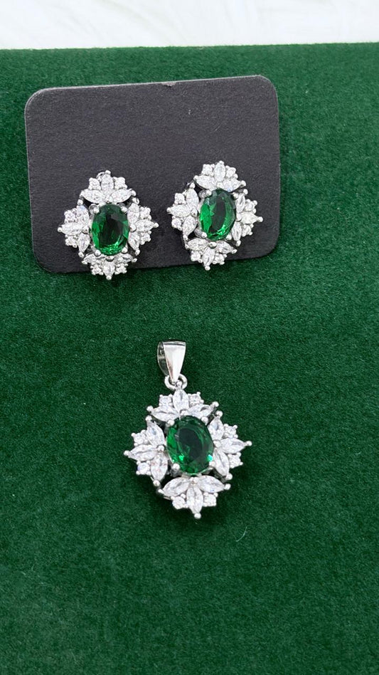 PURE SILVER PENDENT SET PS003