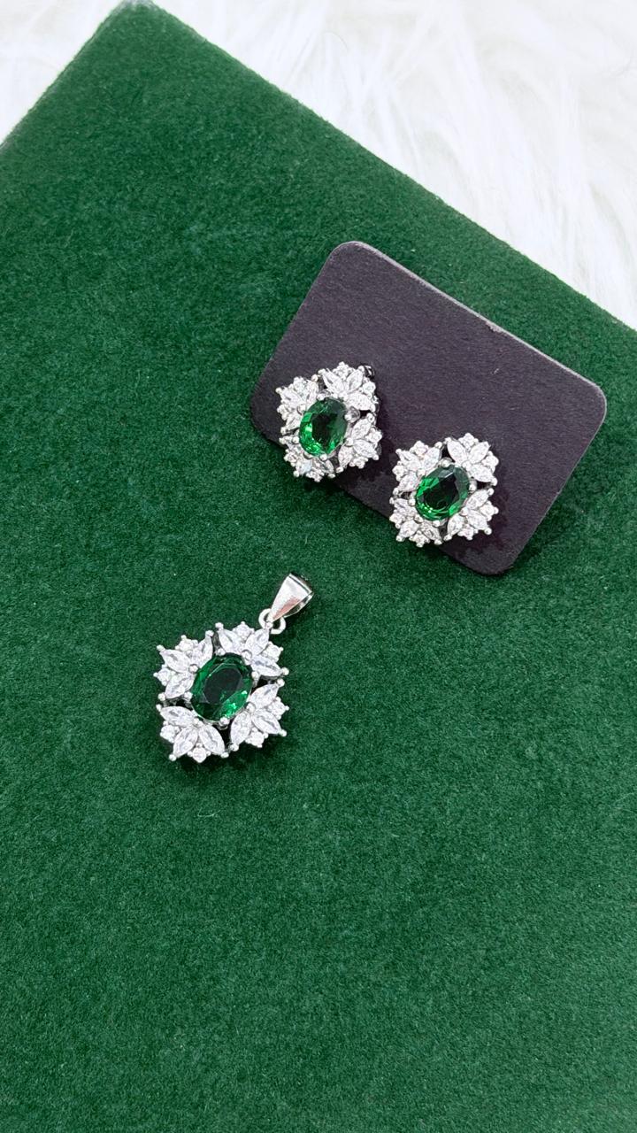 PURE SILVER PENDENT SET PS003