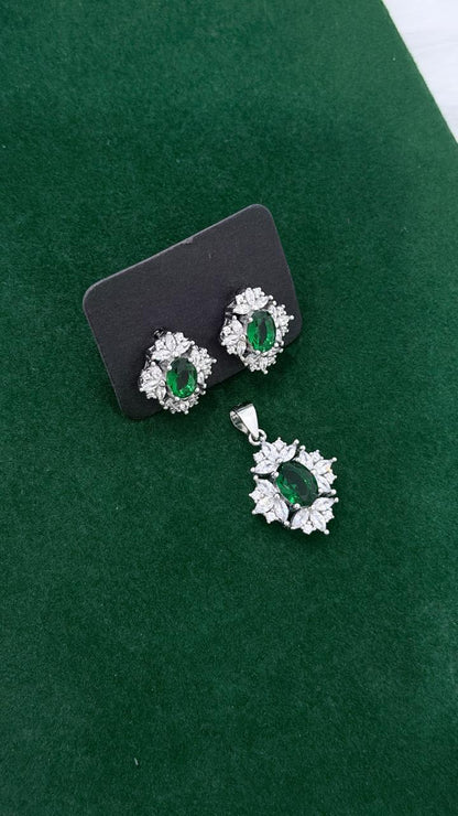 PURE SILVER PENDENT SET PS003
